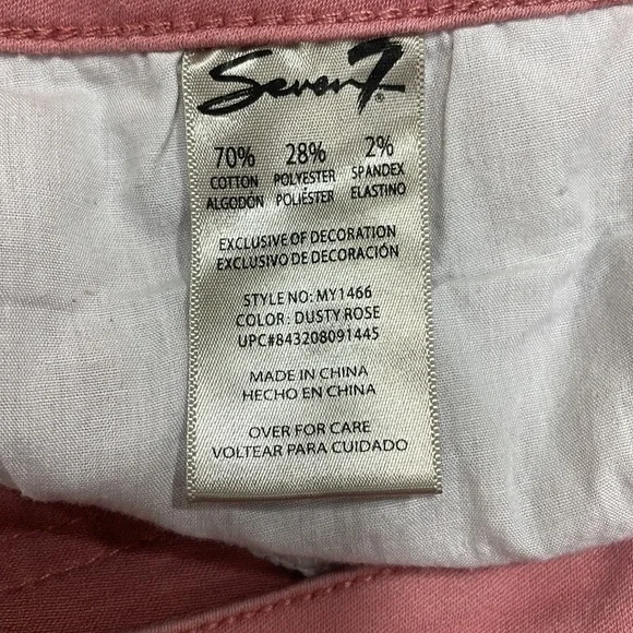 Skinny pink capri with stretch - Picture 5 of 5